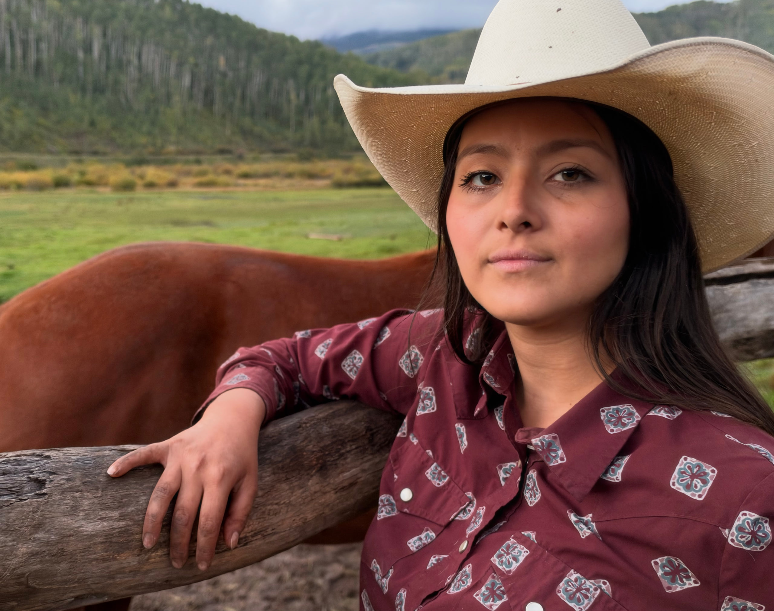 Sophia, our trail guide and wrangler