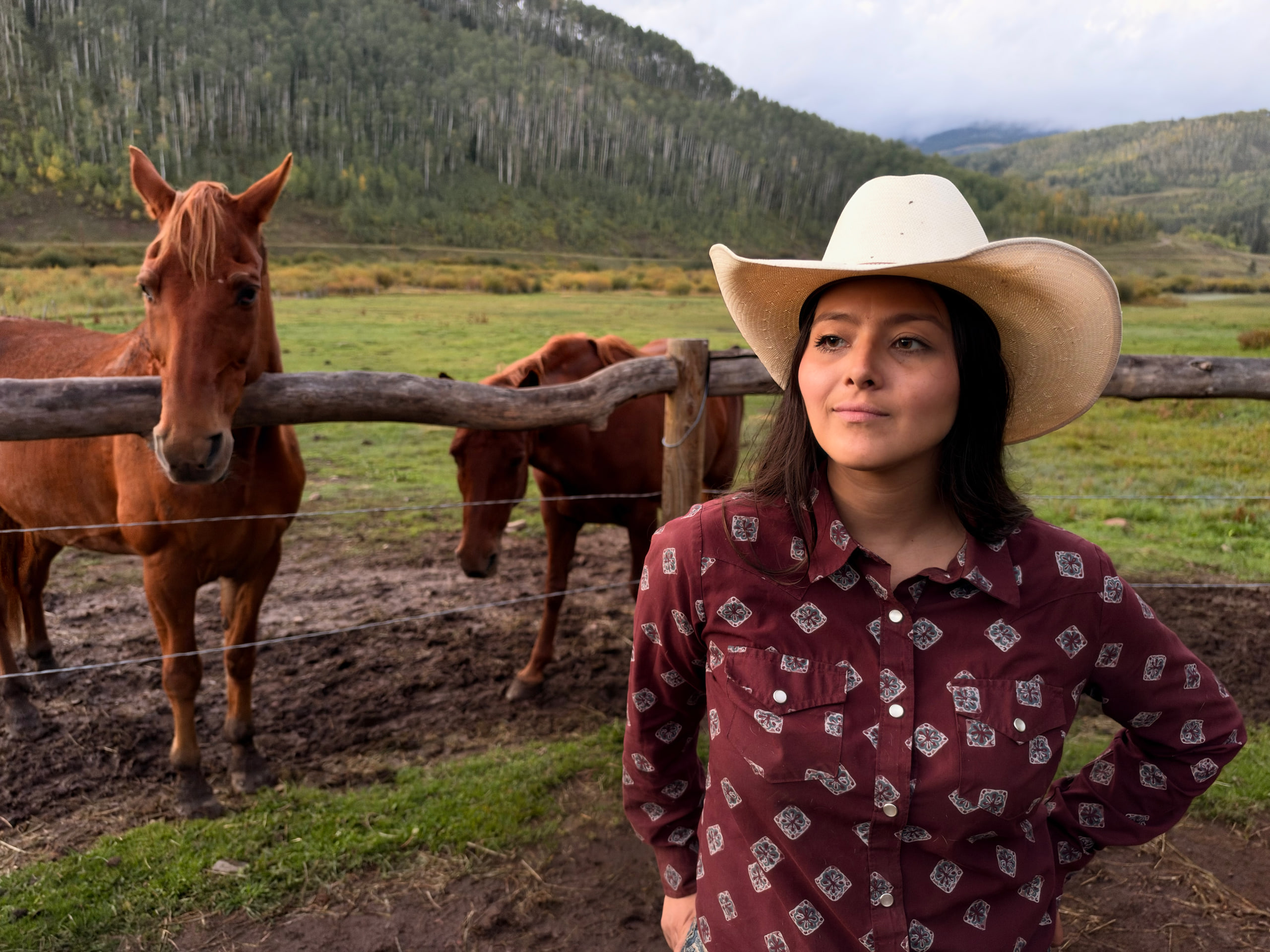 Sophia, our trail guide and wrangler